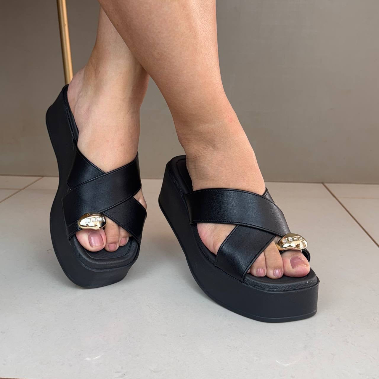 Tamanco Feminino Beira Rio Preto