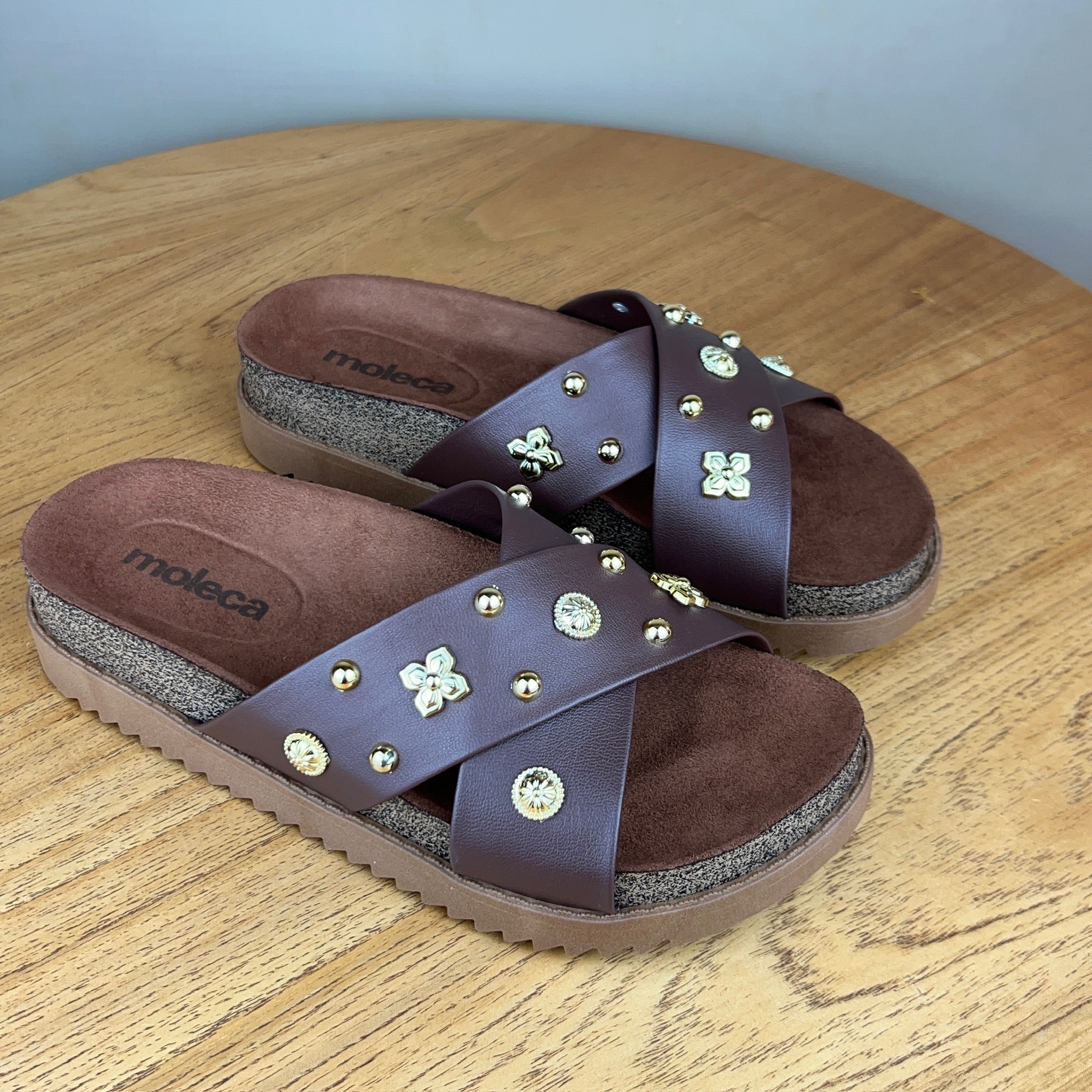 Papete Feminina Moleca Chocolate