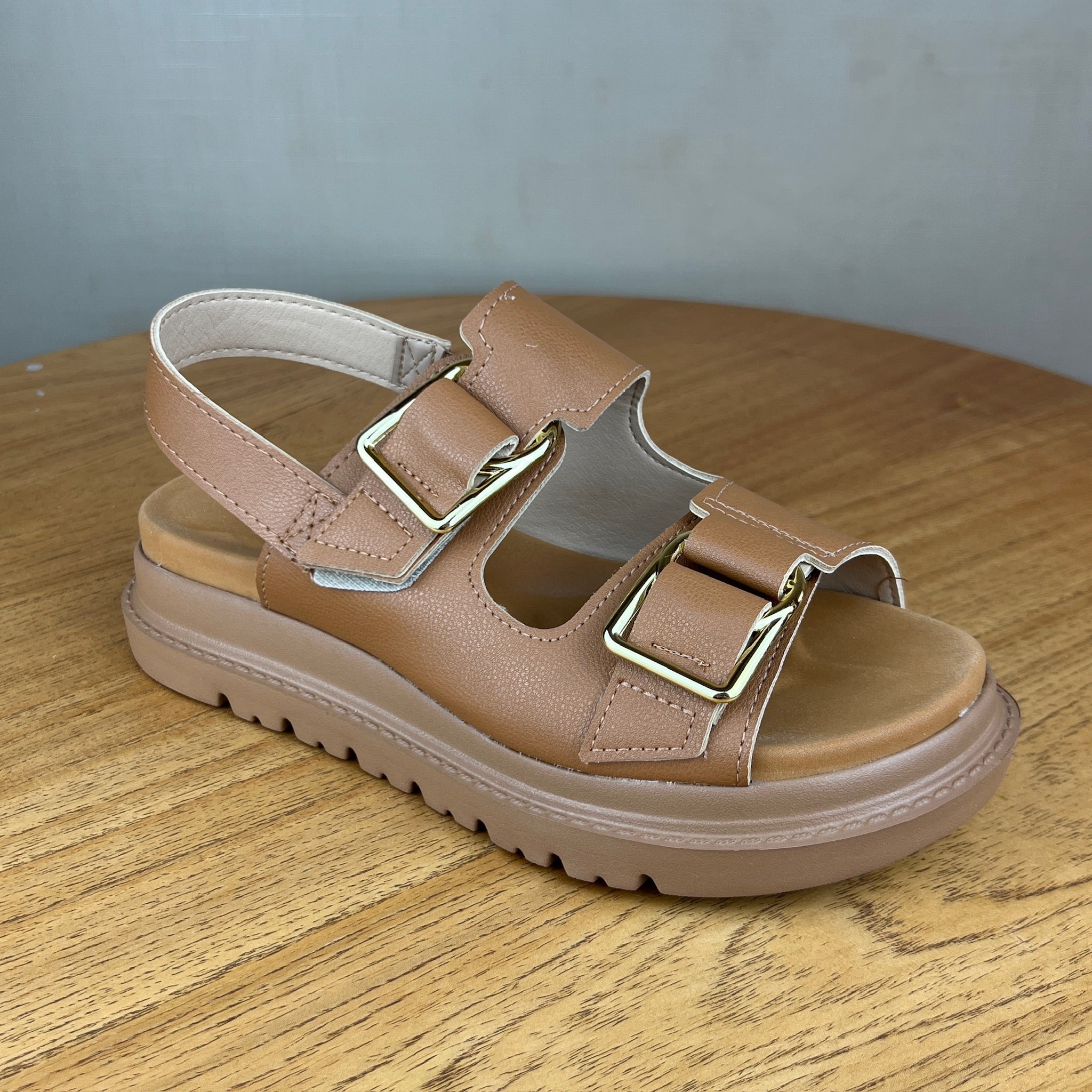 Sandália Feminina Modare Caramelo