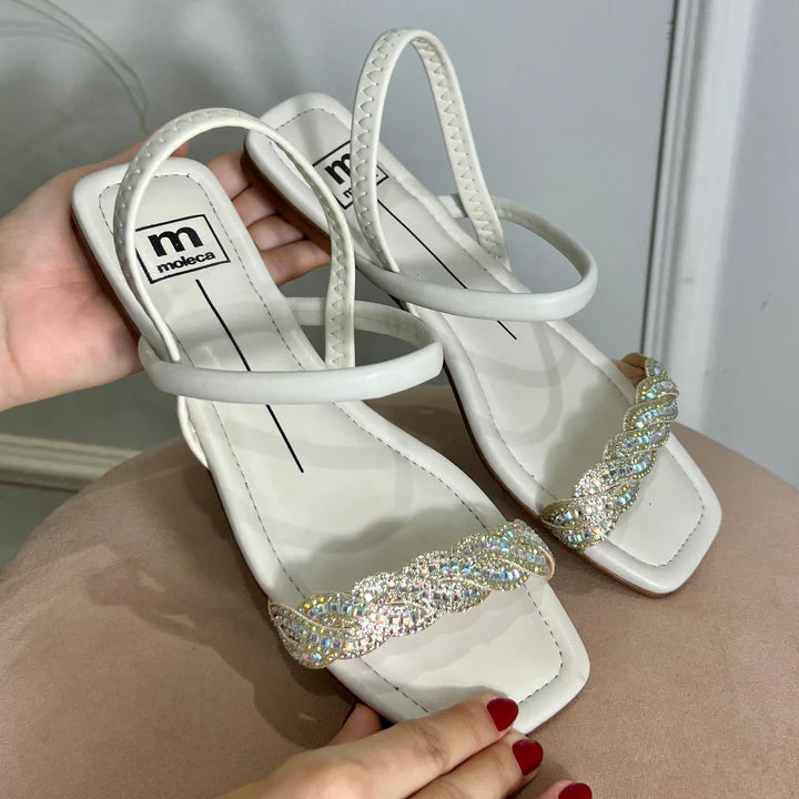 Rasteirinha Moleca Branco
