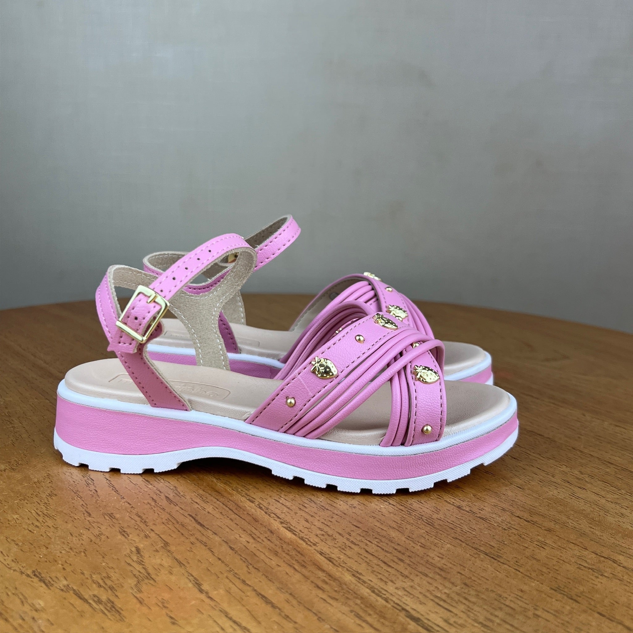 Sandalia Infantil Rosa Molekinha Rosa