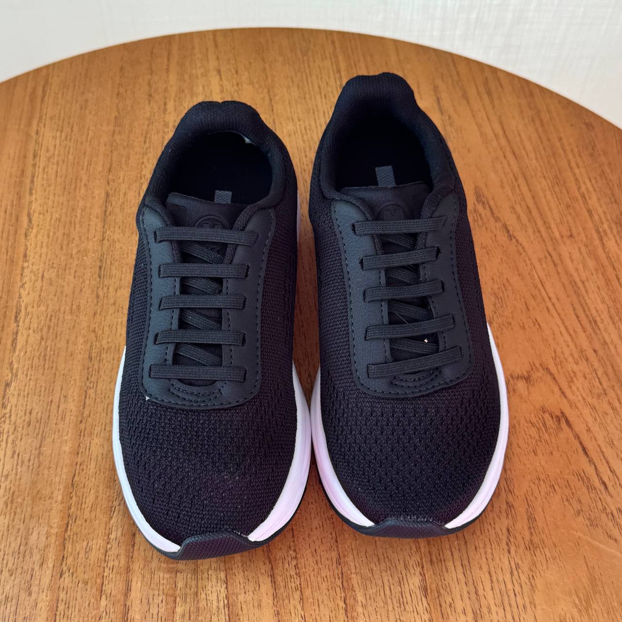 Tenis Infantil Molekinho Preto Com Branco Preto