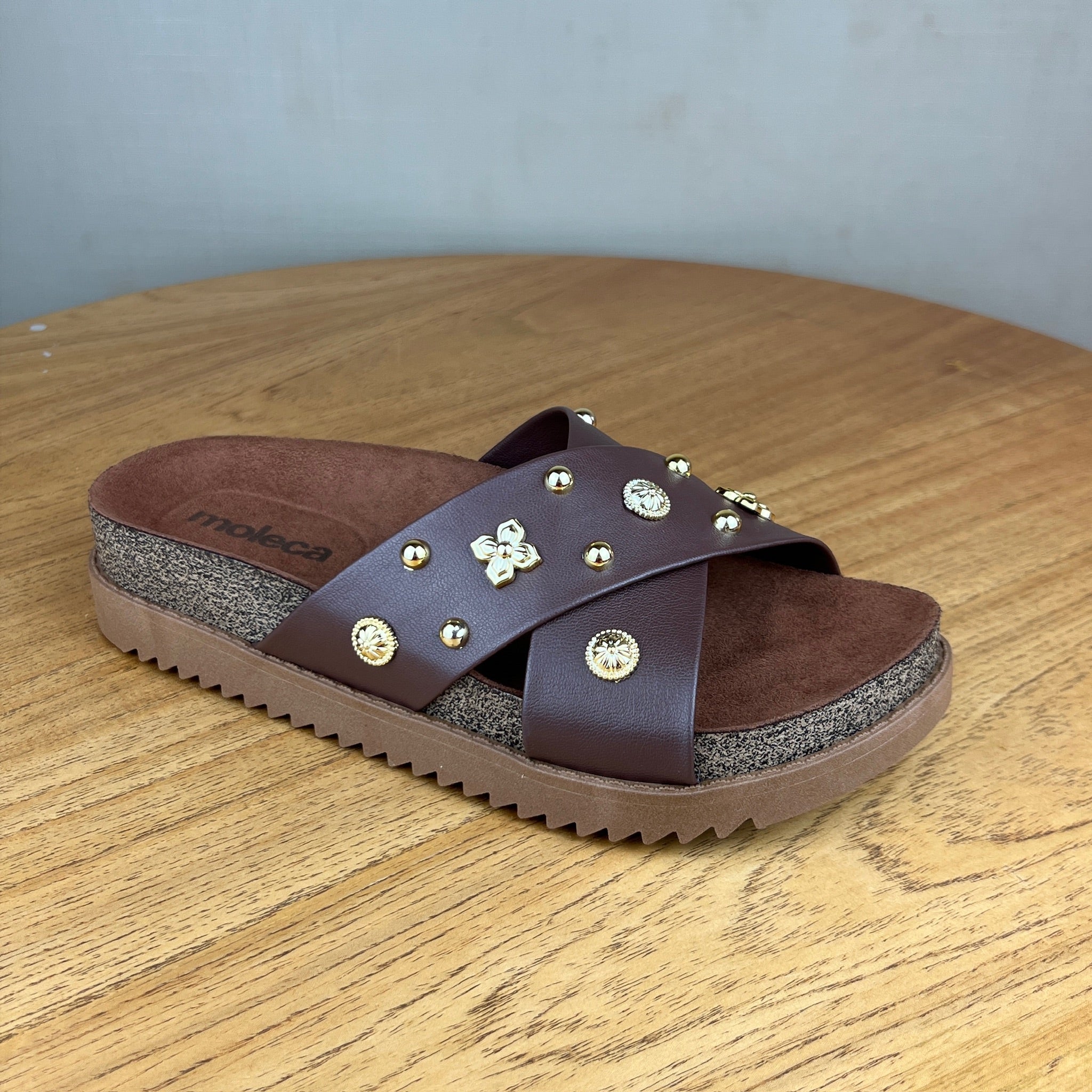 Papete Feminina Moleca Chocolate