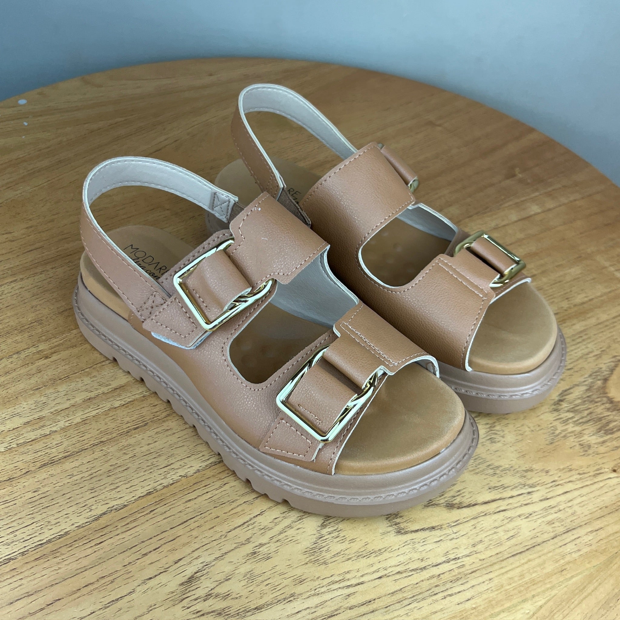 Sandália Feminina Modare Caramelo