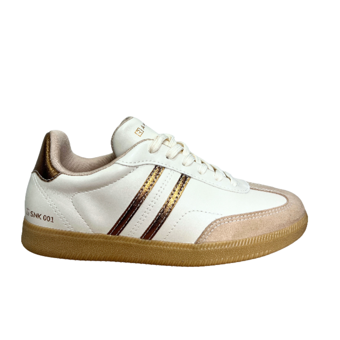 Tênis Feminino Casual Ramarim Branco/bege
