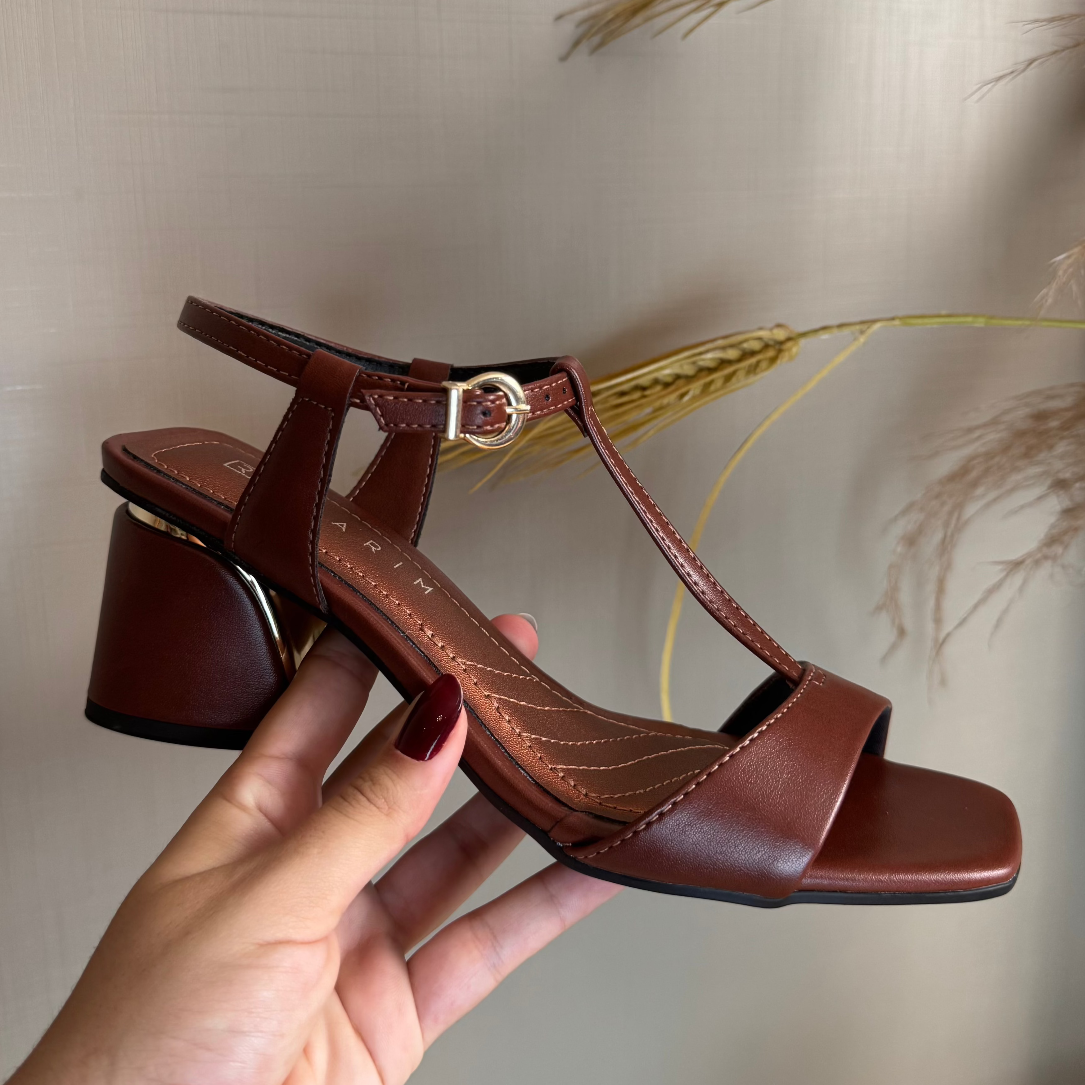 Sandália Ramarim Marrom
