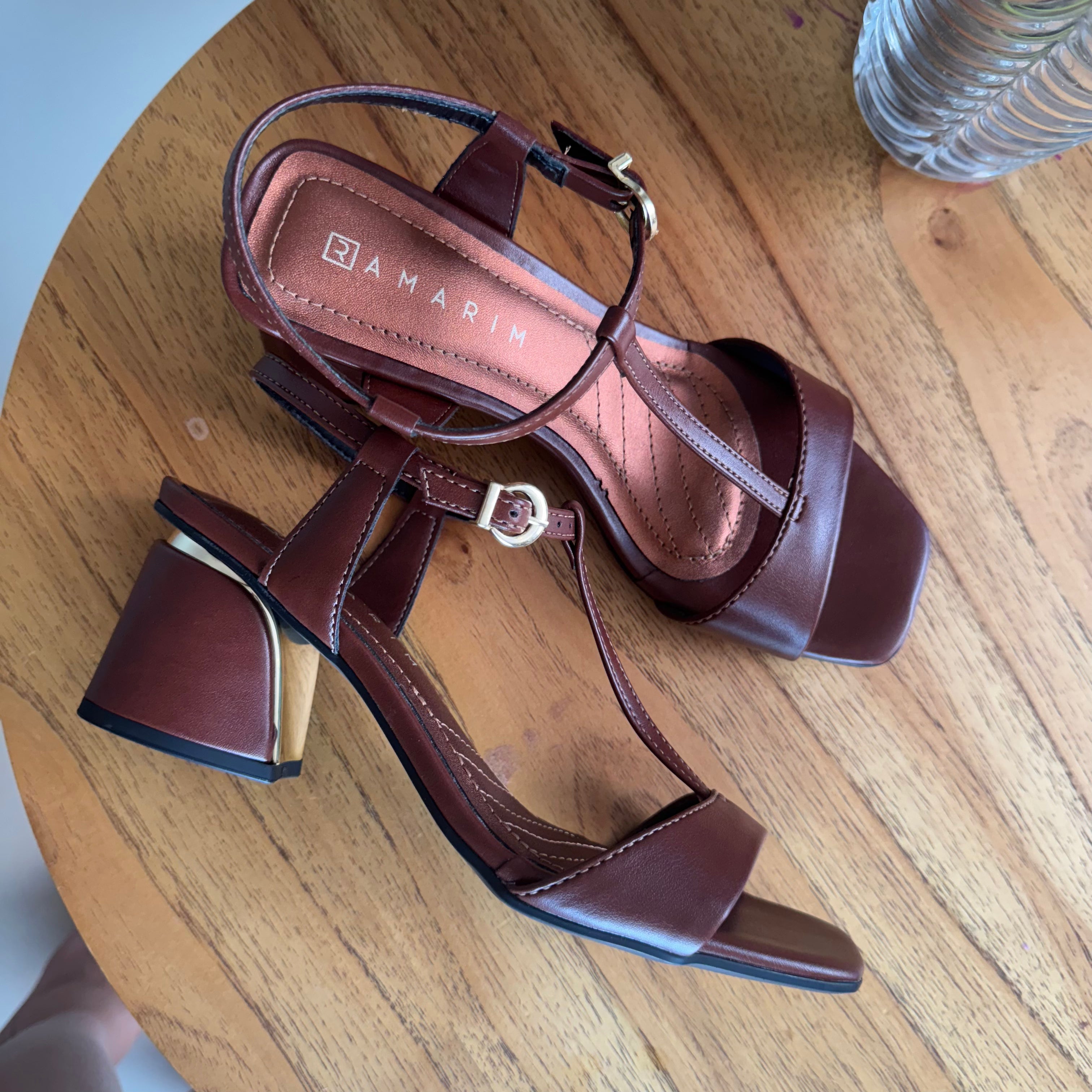 Sandália Ramarim Marrom