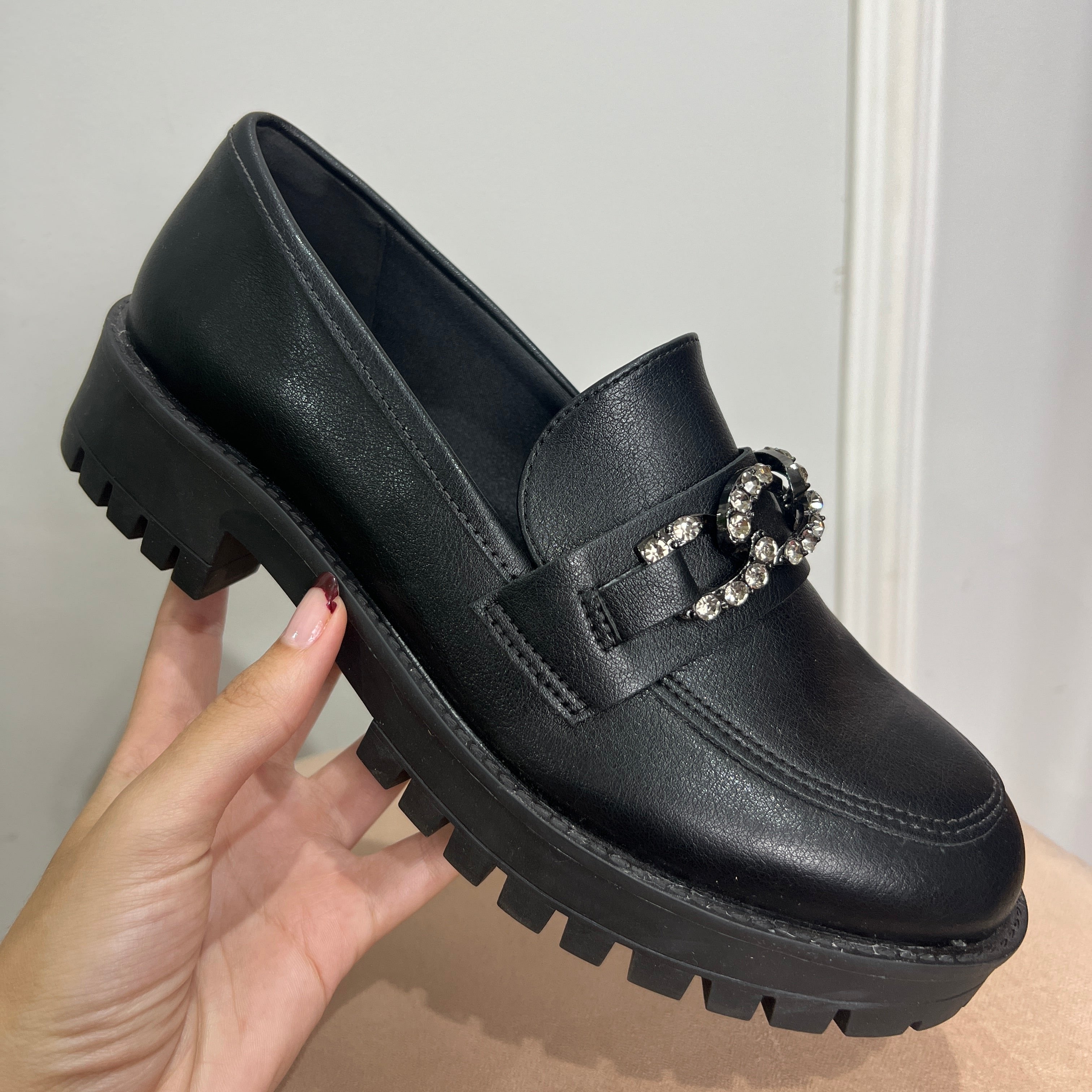 Mocassim Feminino Via Marte Preto