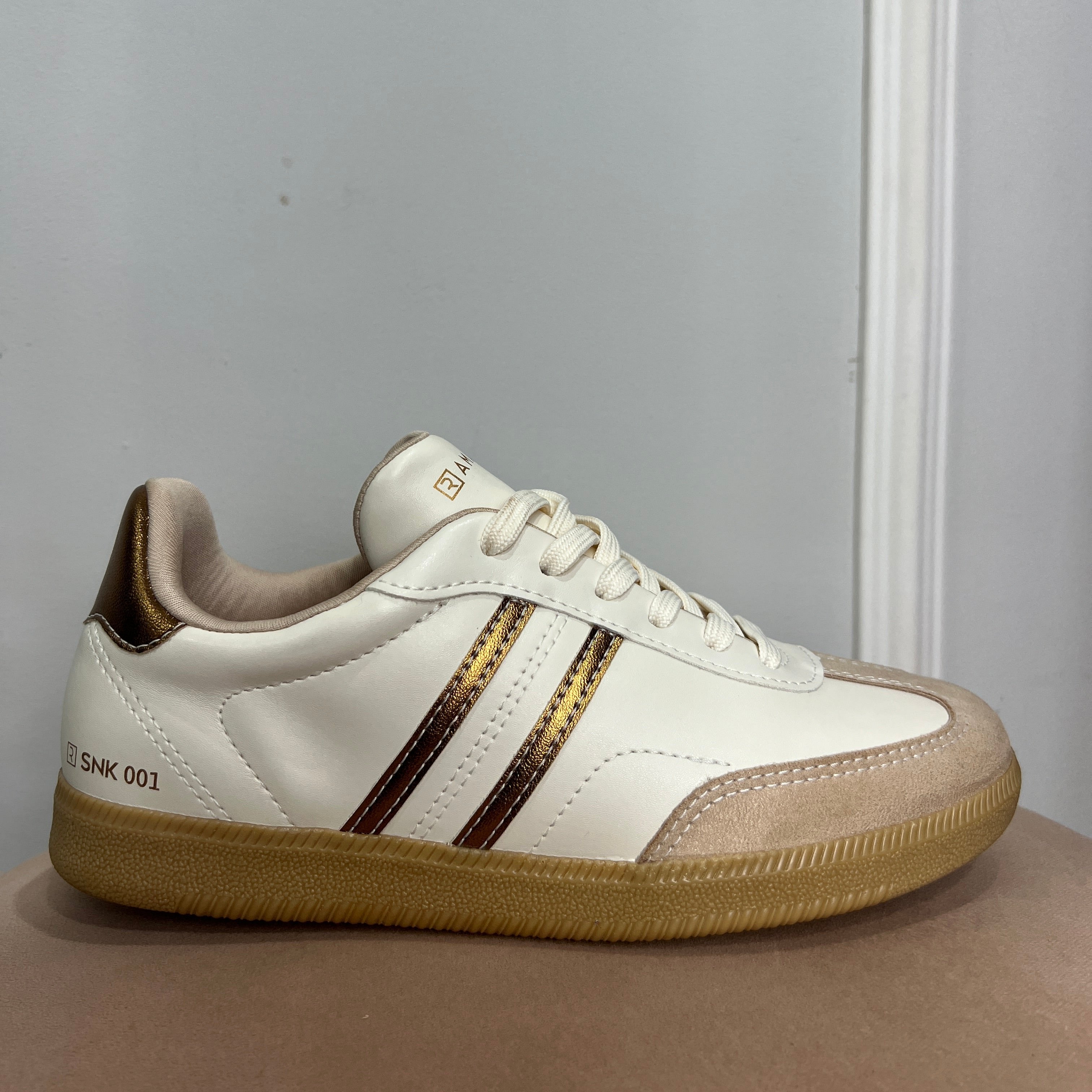 Tênis Feminino Casual Ramarim Branco/bege
