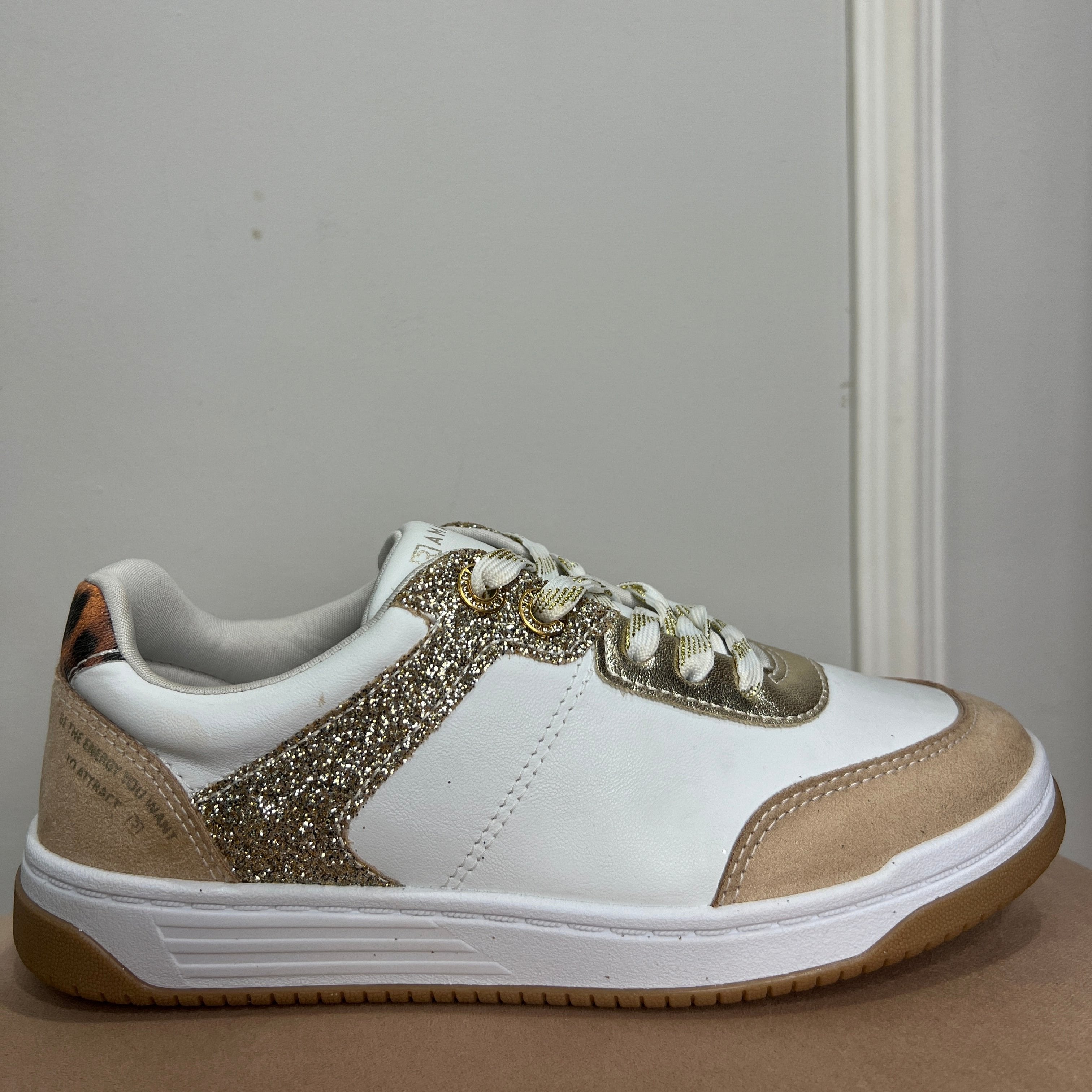 Tênis Feminino Casual Ramarim Branco/bege