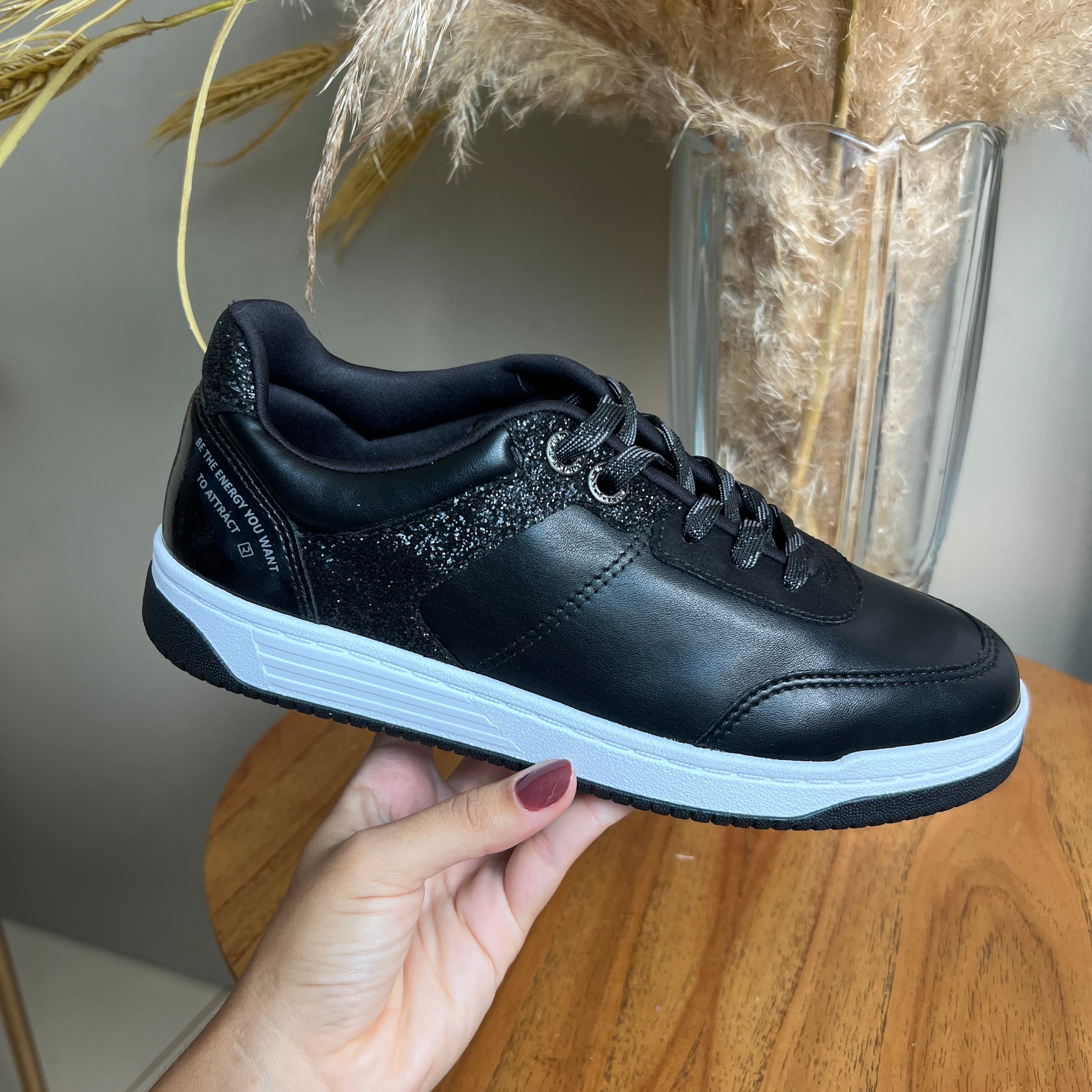 Tênis Feminino Casual Ramarim Preto