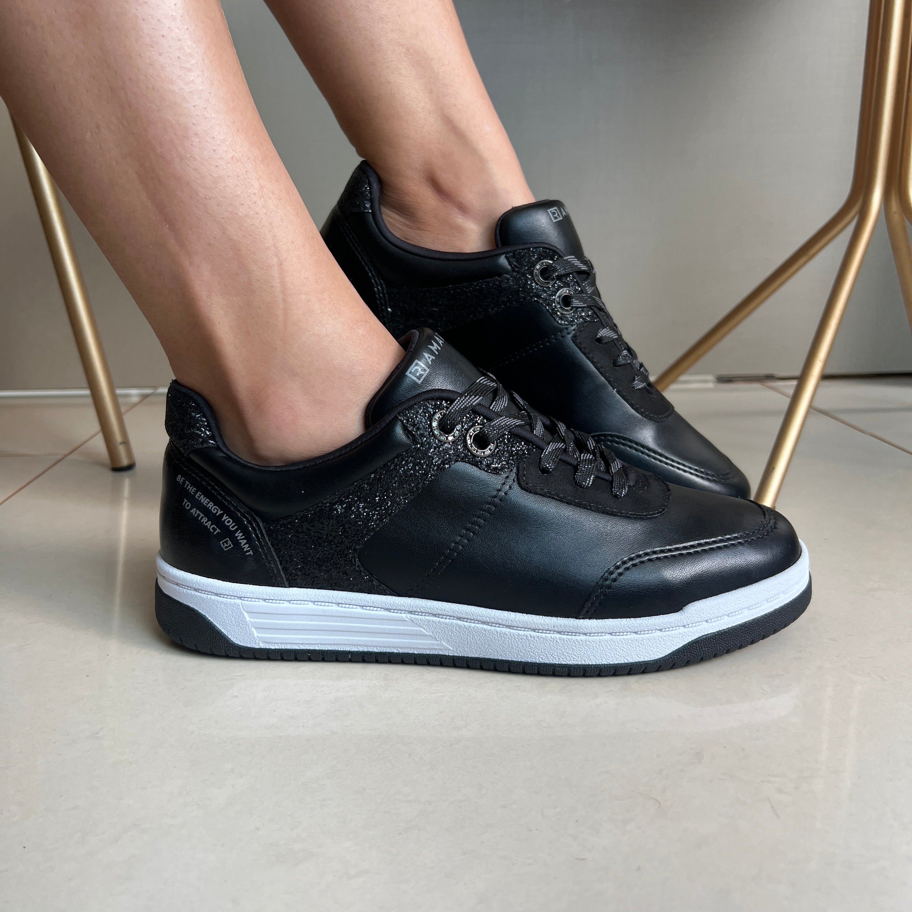 Tênis Feminino Casual Ramarim Preto