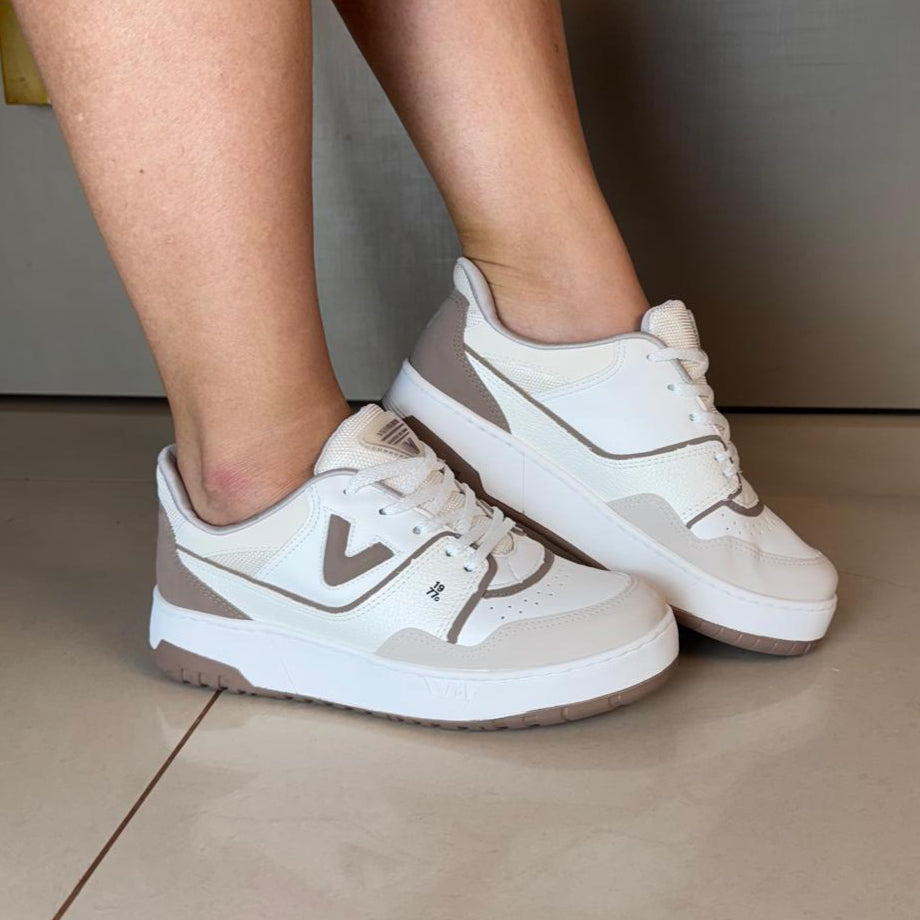 Tenis Via Marte Feminino Baunilha Bege/marrom