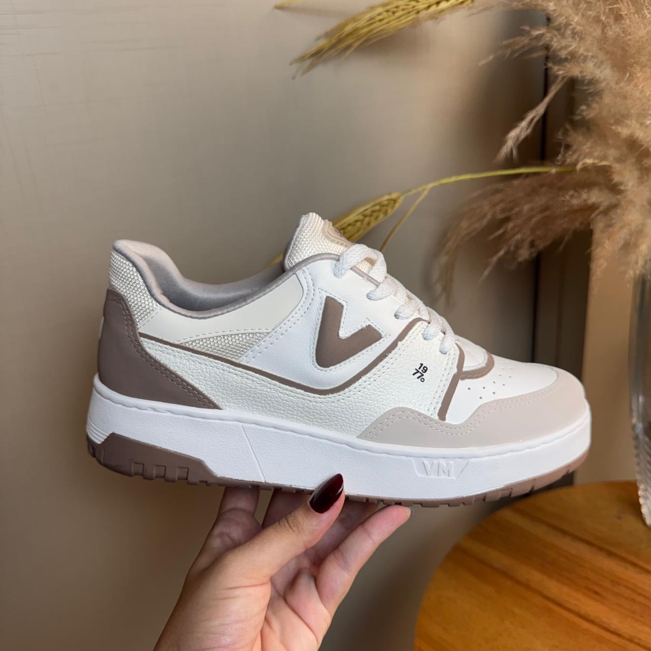Tenis Via Marte Feminino Baunilha Bege/marrom