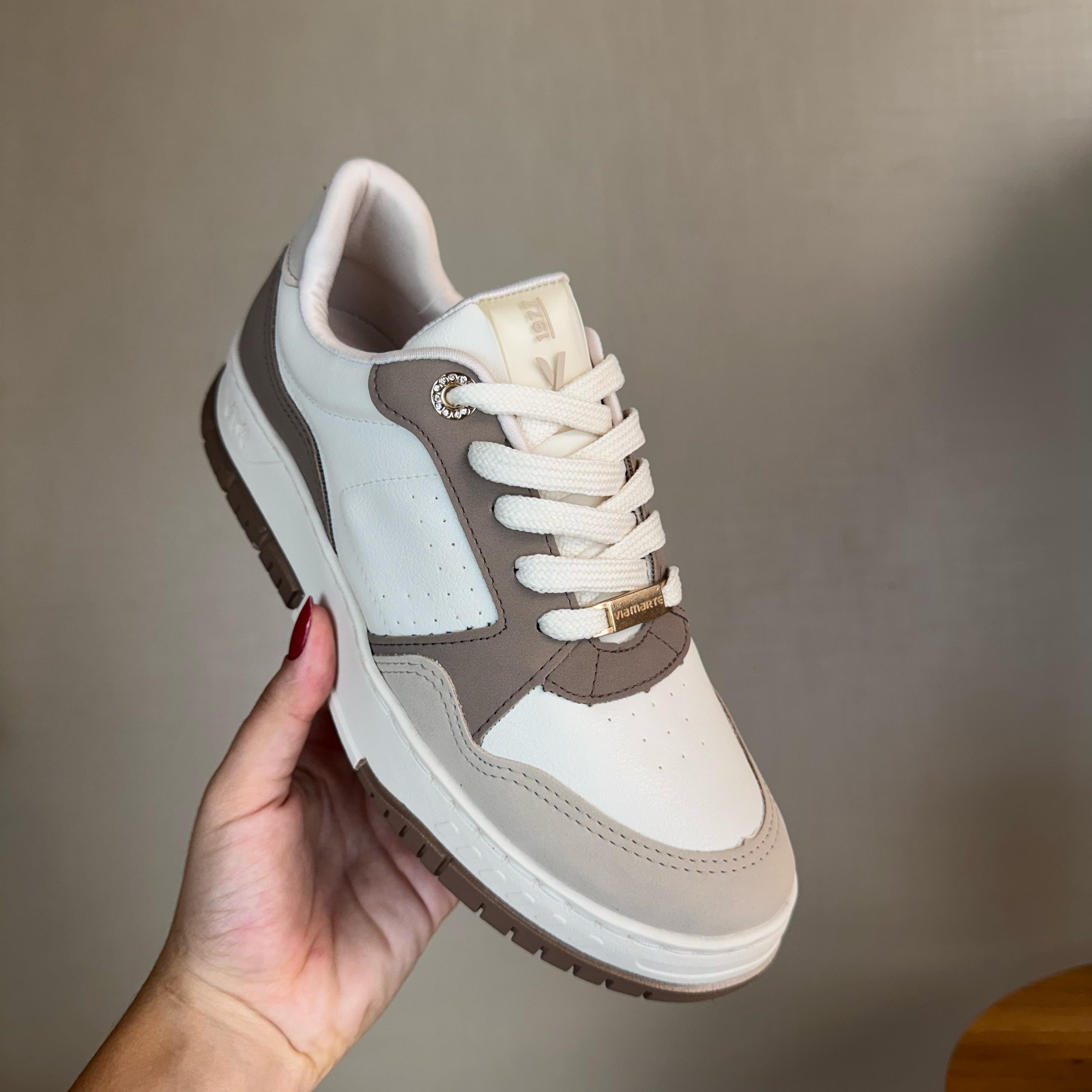 Tênis Feminino Via Marte Bege