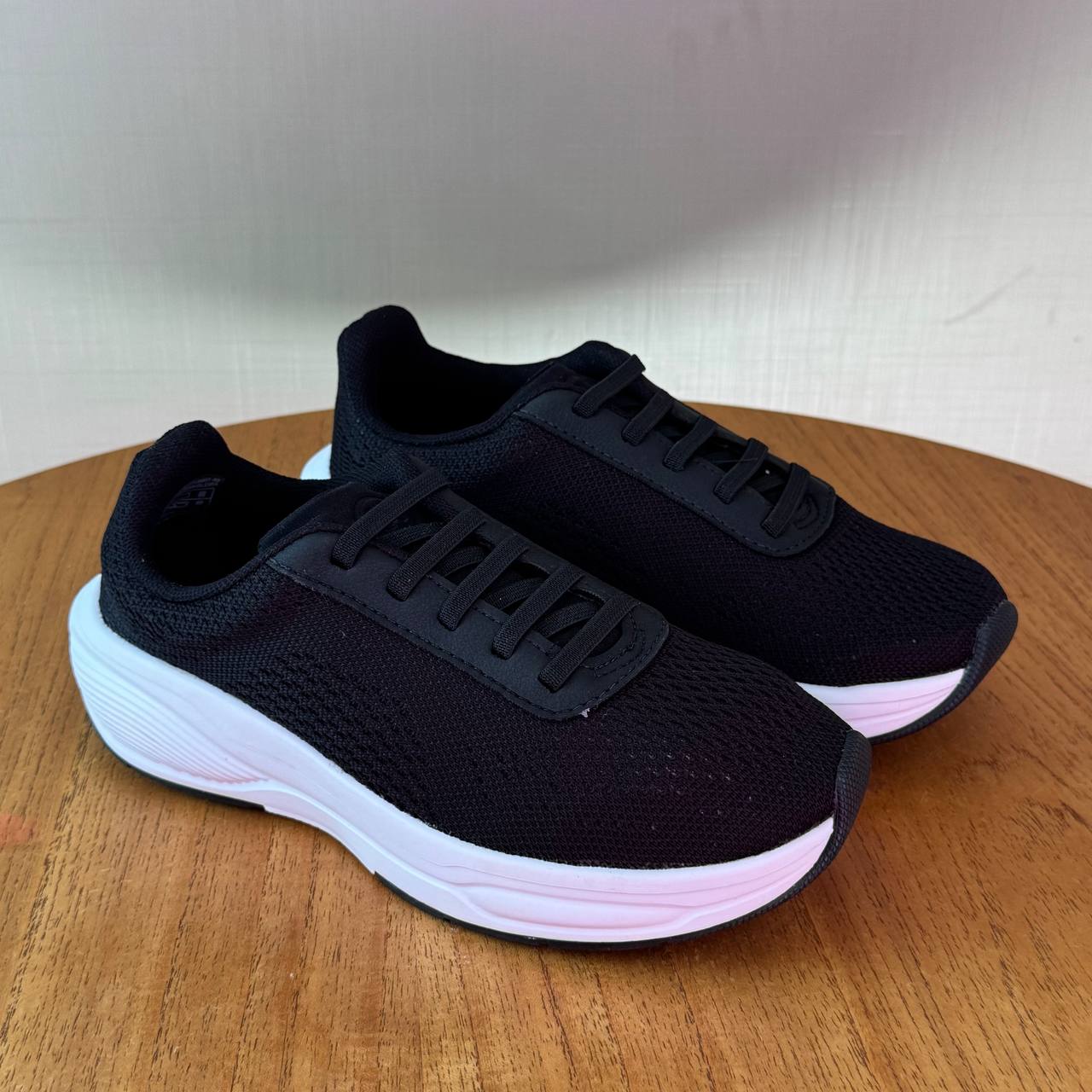 Tenis Infantil Molekinho Preto Com Branco Preto