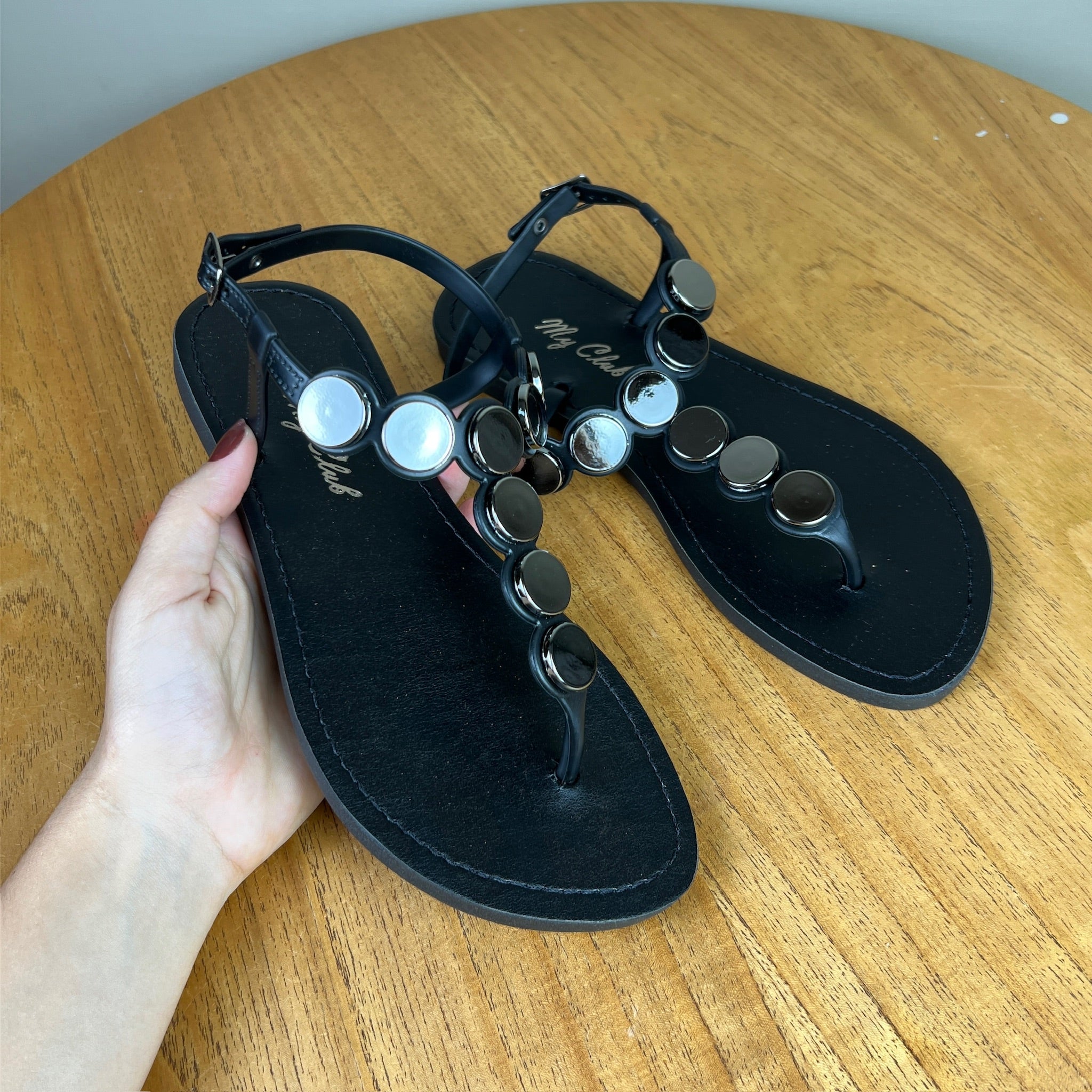 Rasteirinha Feminina A.b Preta Preta