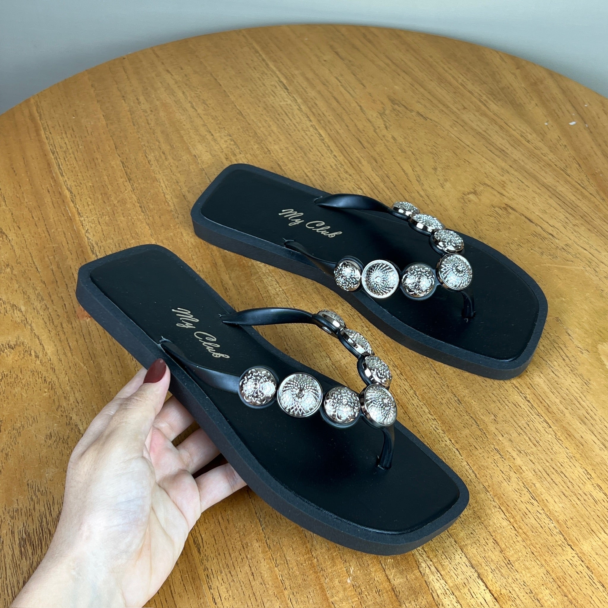 Chinelo Feminino A.b Preto Preta