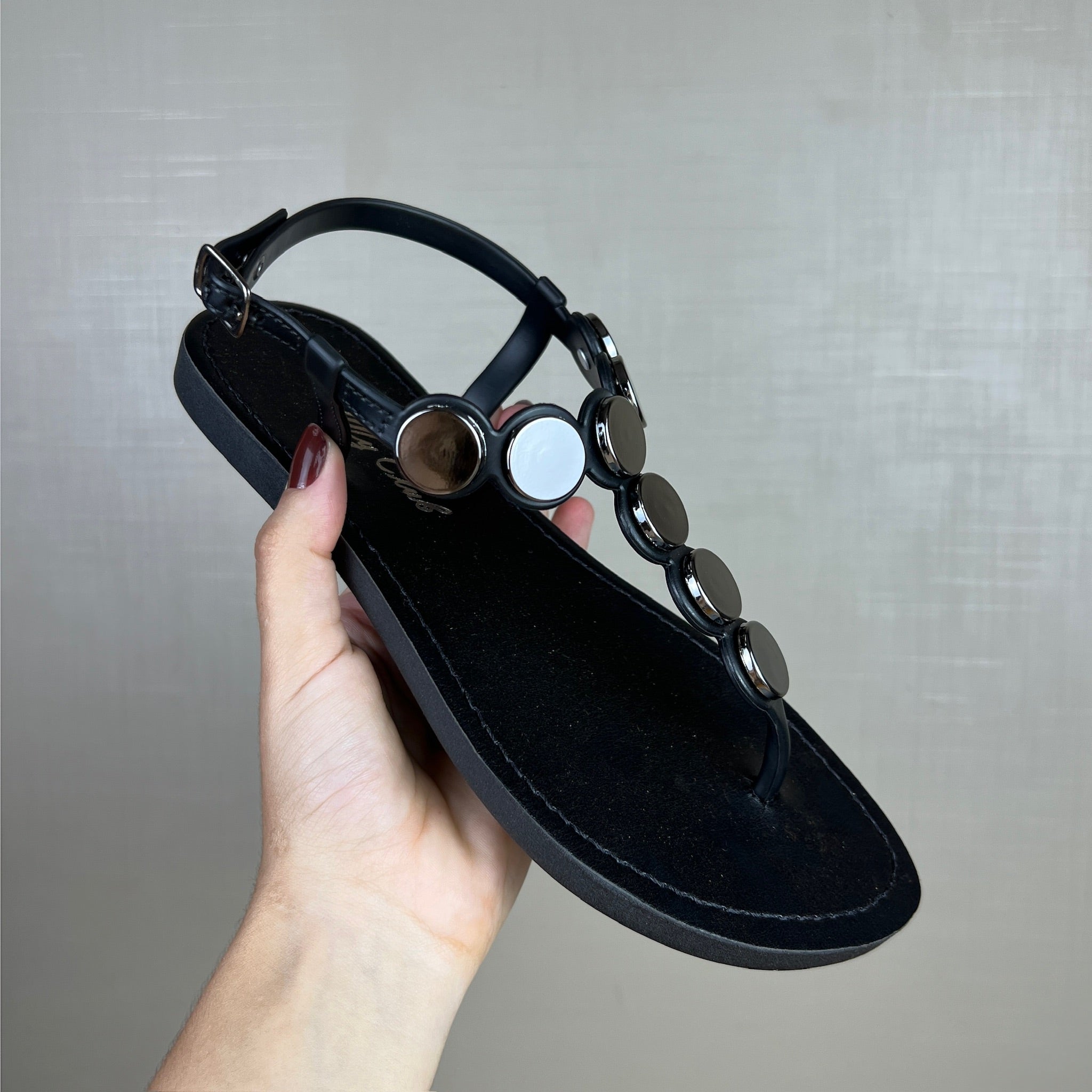 Rasteirinha Feminina A.b Preta Preta