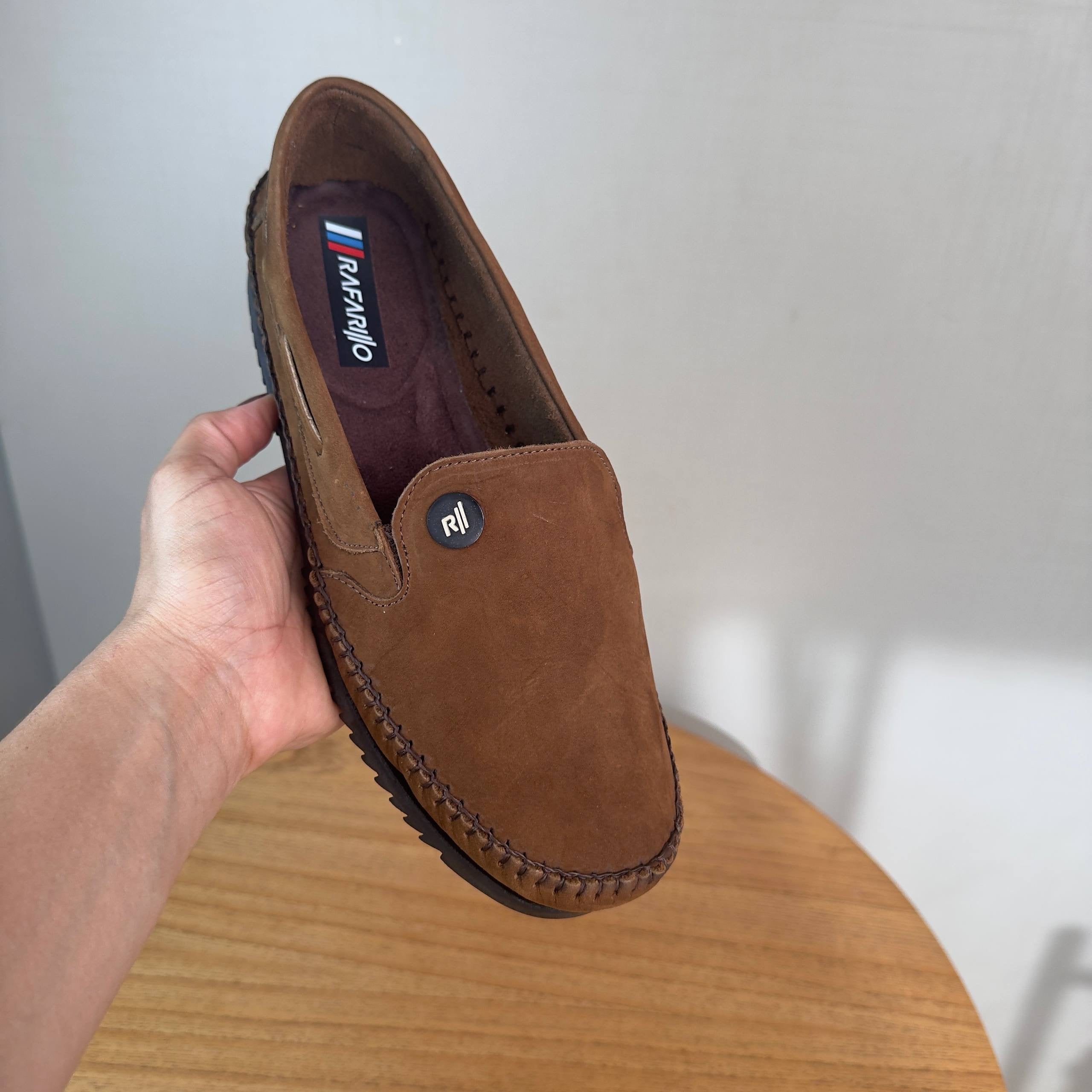 Mocassim Masculino Marrom Rafarillo