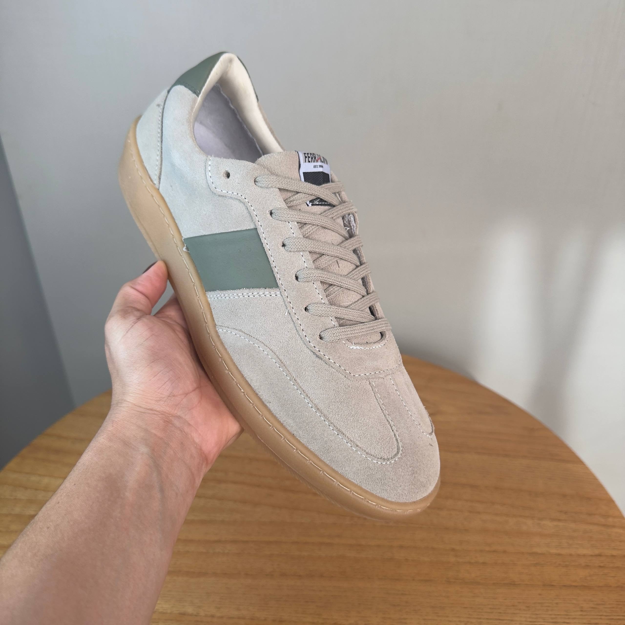 Sapatenis Masculino Verde Ferracini Areia