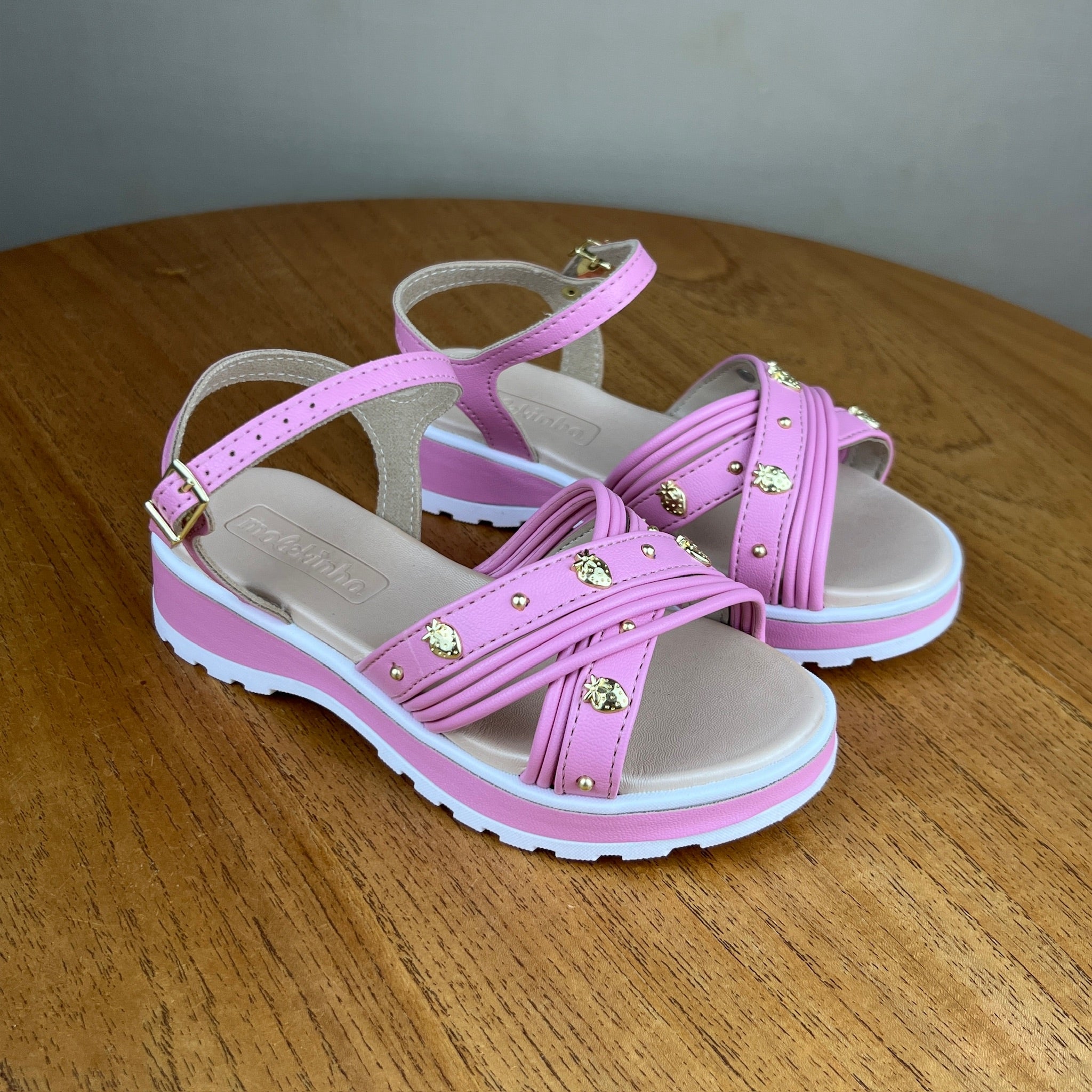 Sandalia Infantil Rosa Molekinha Rosa