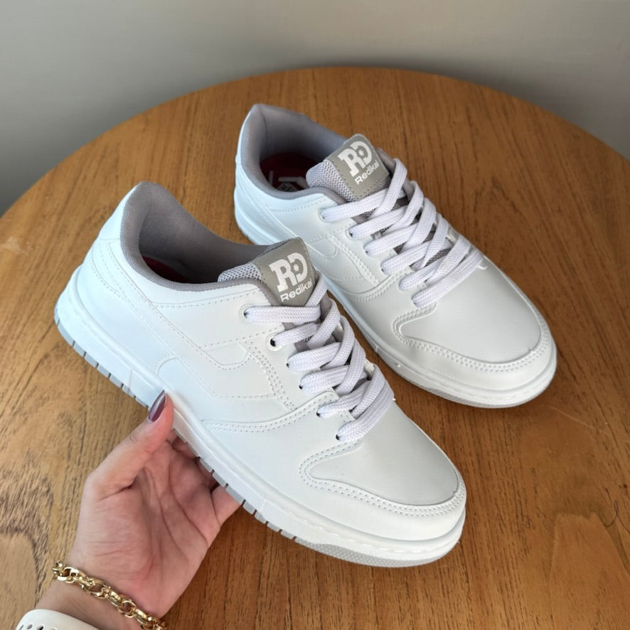 Tênis Casual Masculino Redikal Branco Branco