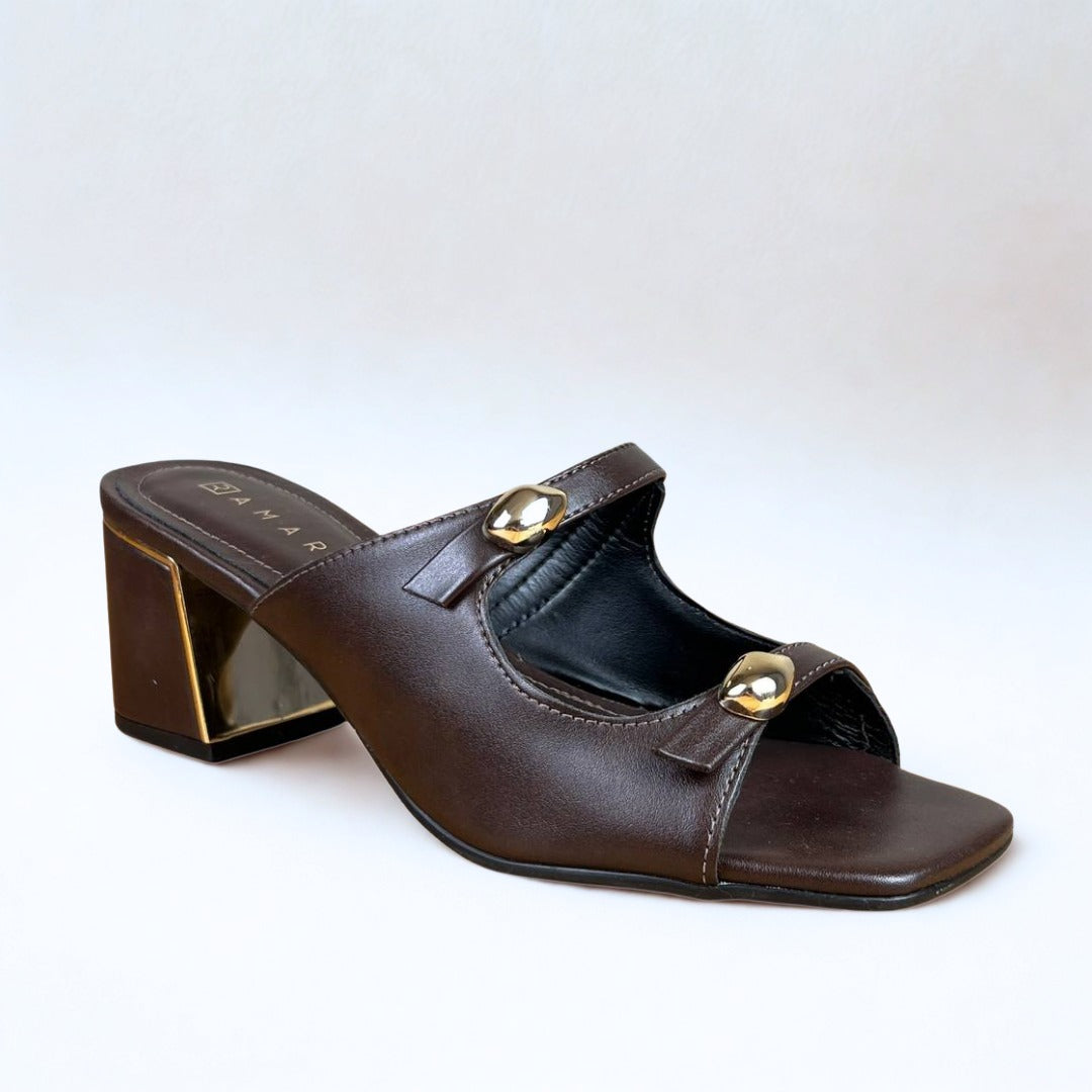 Sandália Feminina Ramarim Malbec Café
