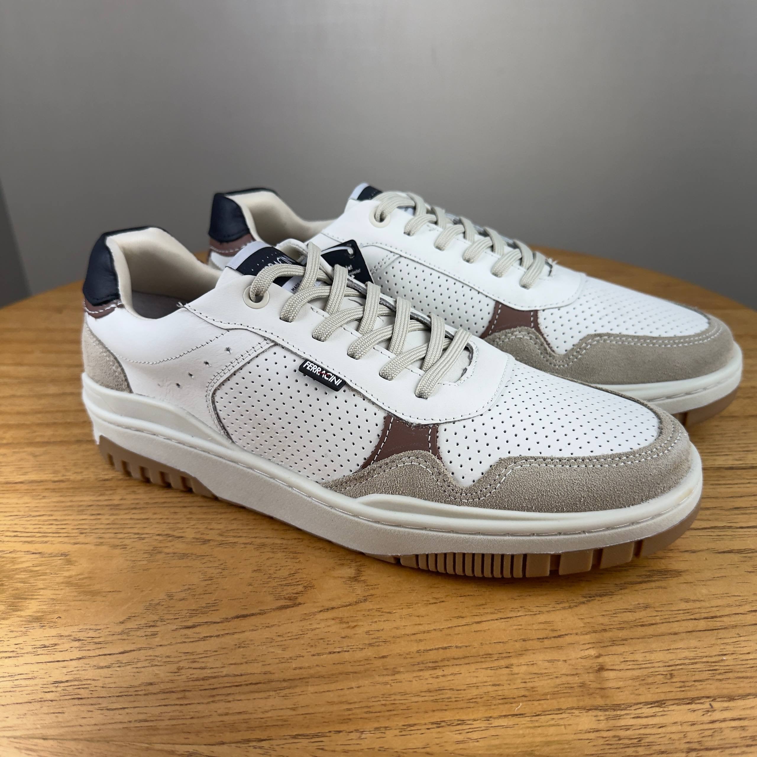 Sapatenis Masculino Ferracini Branco Branco