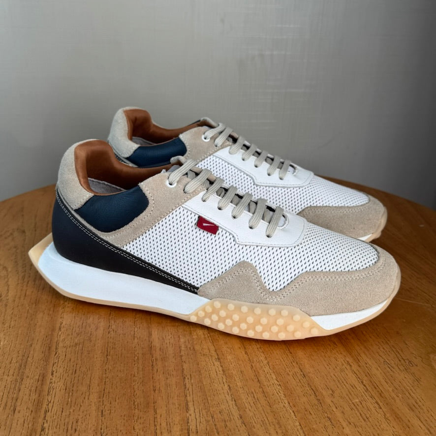 Sapatênis Masculino Moderno Ferracini Creme