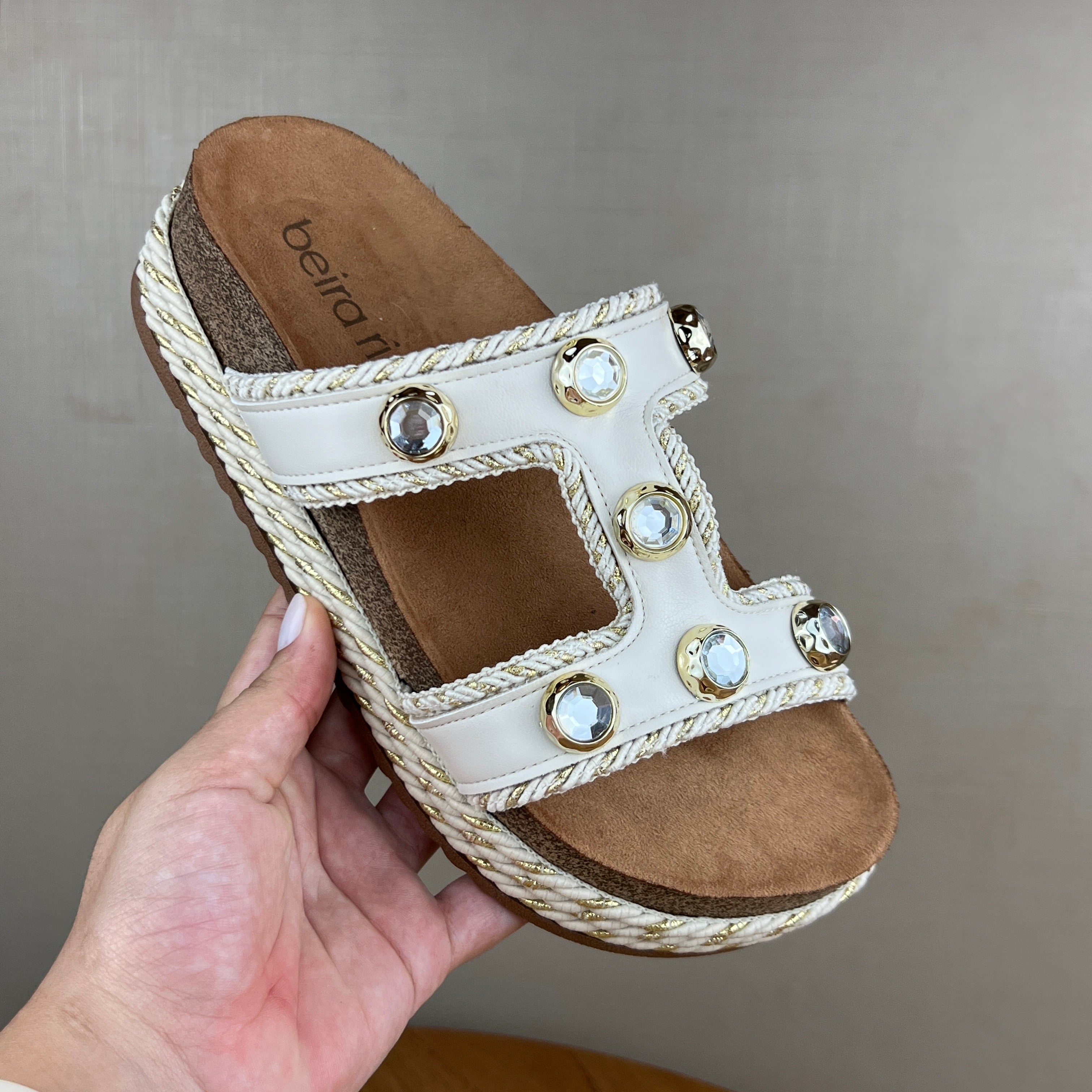 Papete Beira Rio Off White
