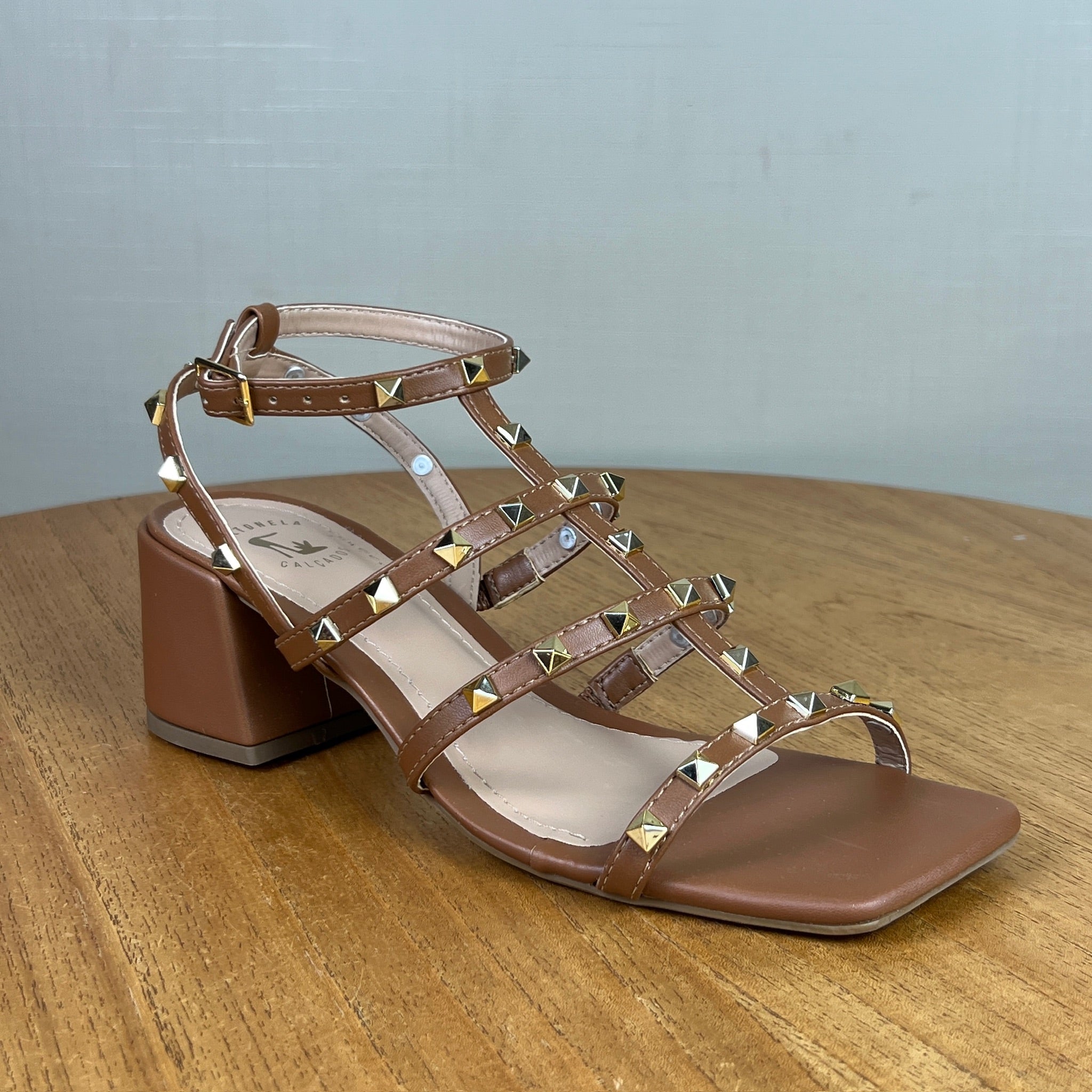 Sandália Feminina A.B Caramelo