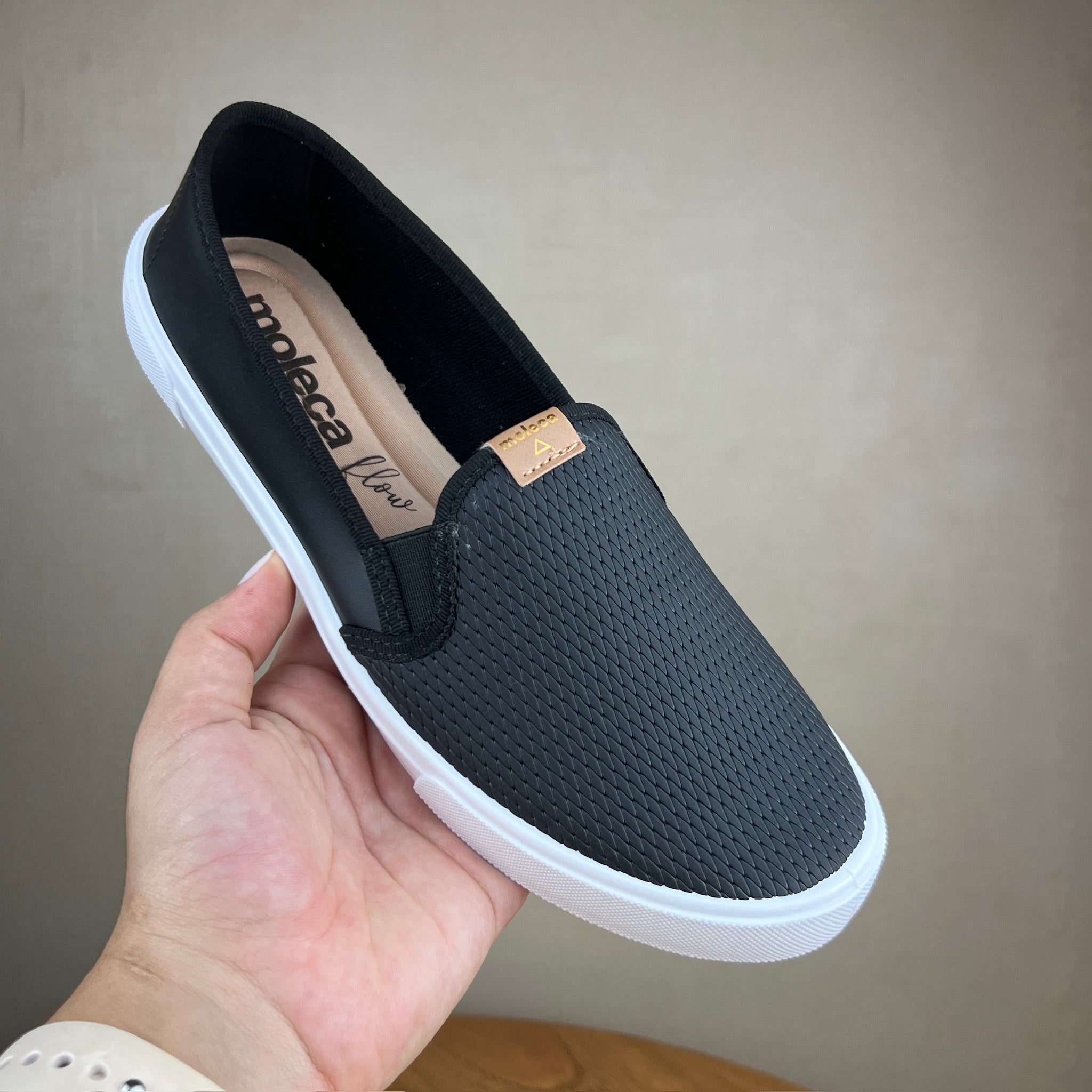 Tênis Feminino Slip On Preto