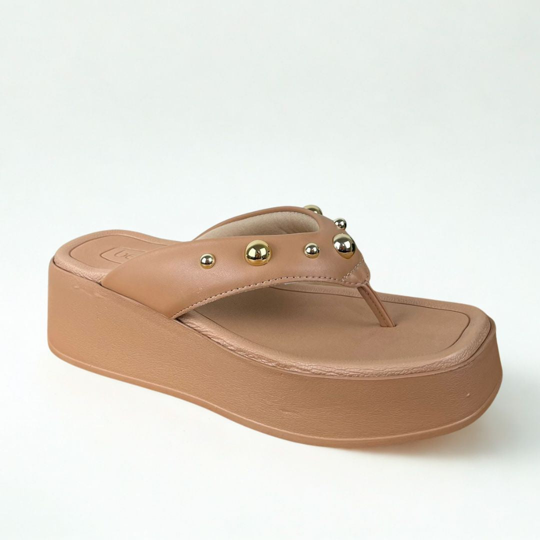 Tamanco Feminino Beira Rio Nude Nude