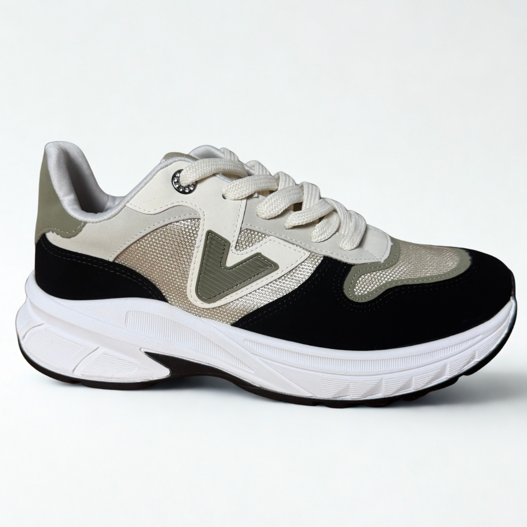 Tênis Via Marte Marfim Com Preto Off White