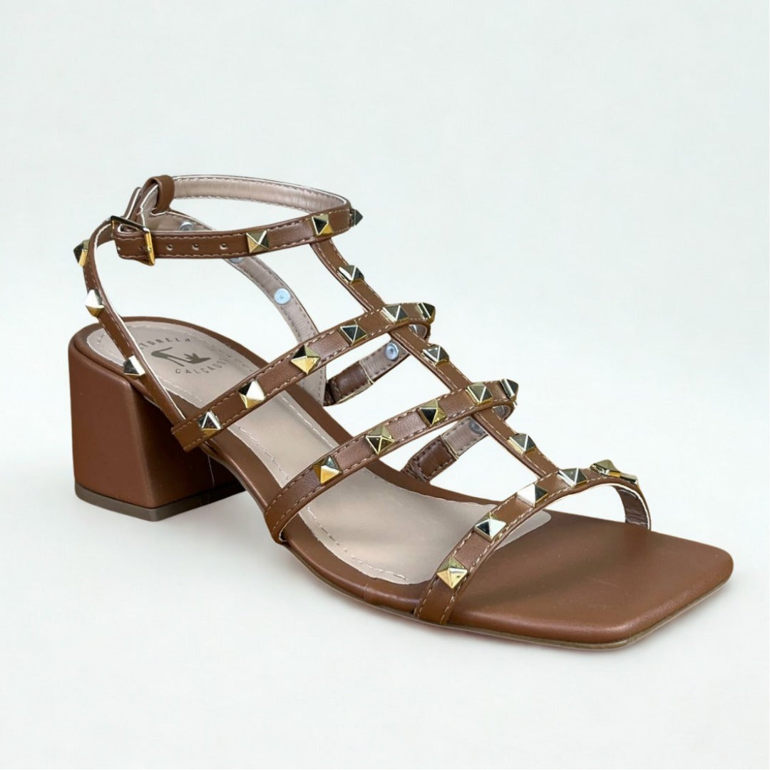 Sandália Feminina A.B Caramelo