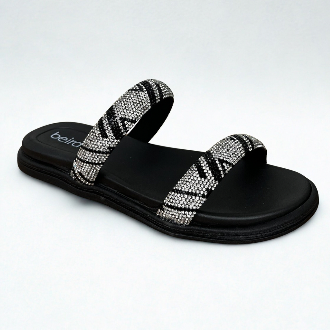 Papete Beira Rio Brilho Preto