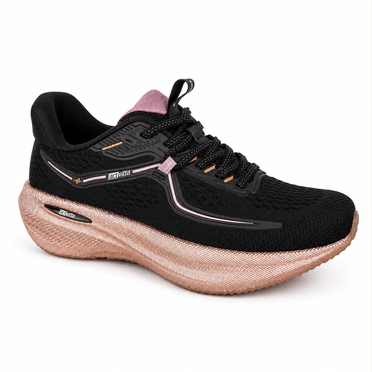 Tênis Feminino Actvitta Esportivo Preto