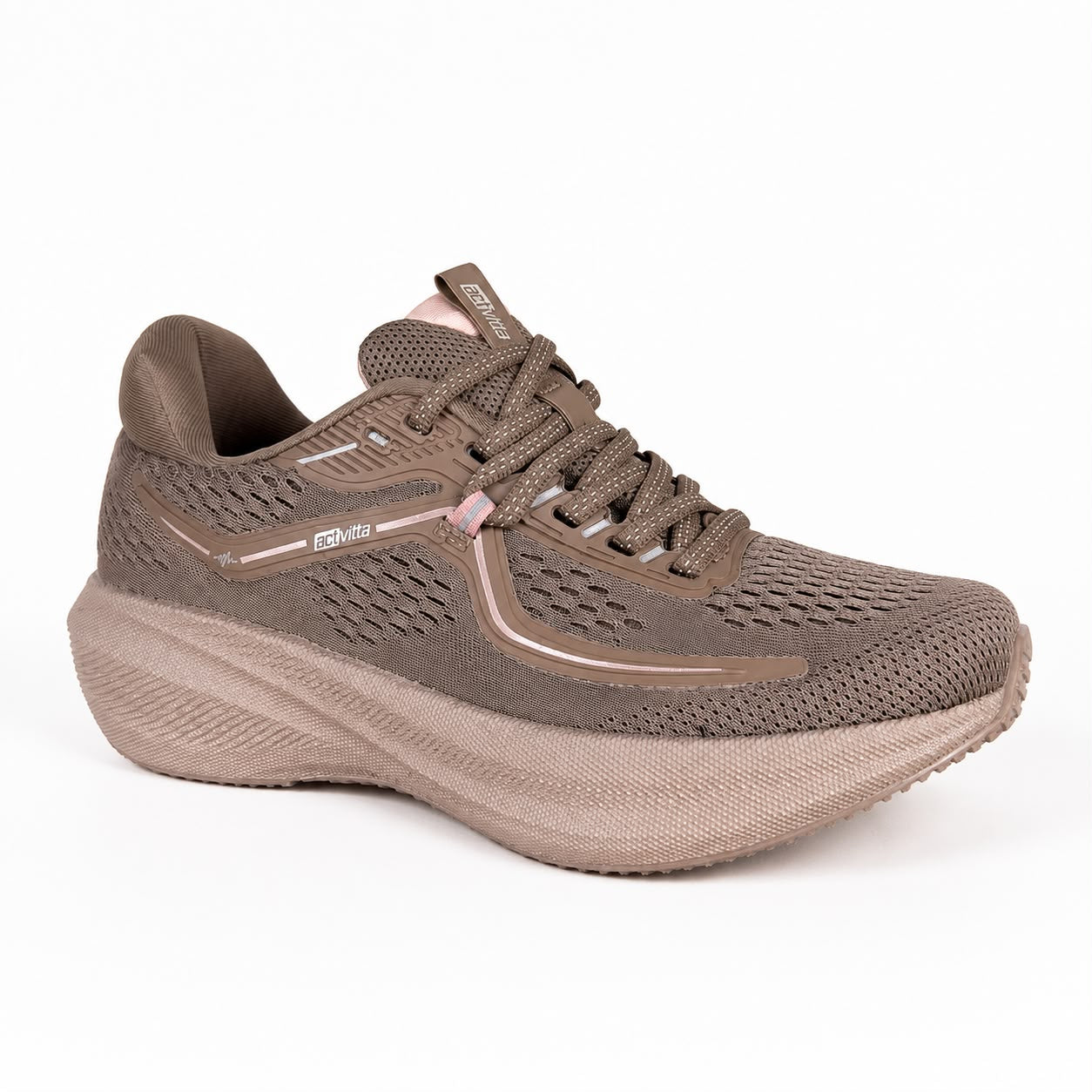 Tênis Feminino Actvitta Marrom Nude/marrom