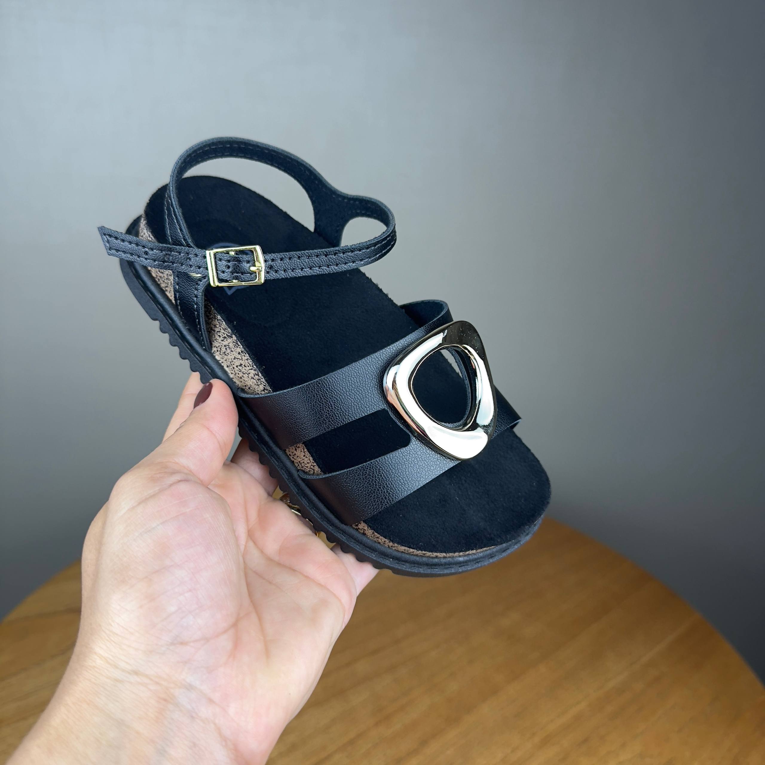 Sandália Infantil Preta Molekinha Preta